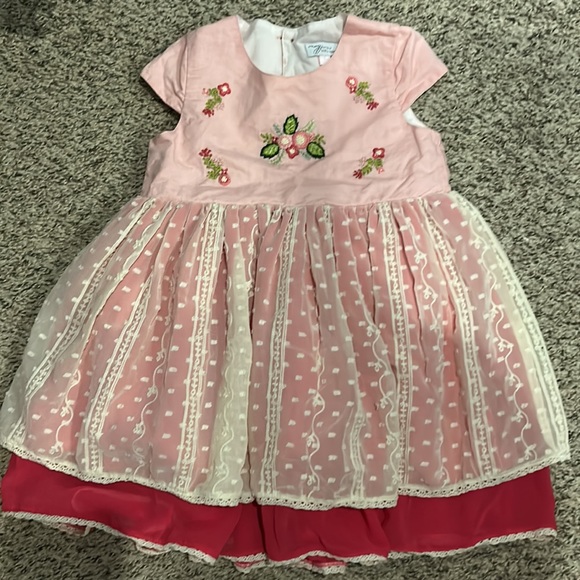 Girls 6 Girl August Girl James Art Collection Happy Day Dress Set - Pink - Picture 3 of 13